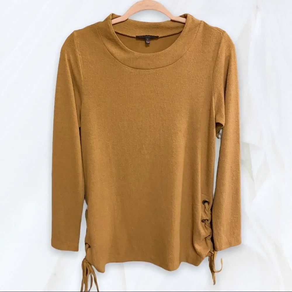 Tan Knit Sweater (S) West Coast Love